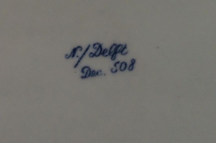 Wandbord F.J. du Chattel 2x - Afbeelding 6