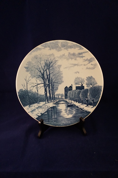 Wandbord F.J. du Chattel 2x - Afbeelding 3