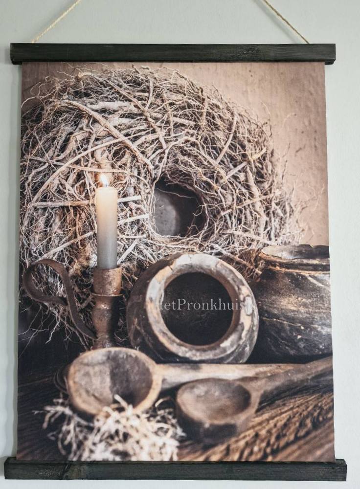 Wanddoek. Krans met lepels - Afbeelding 2