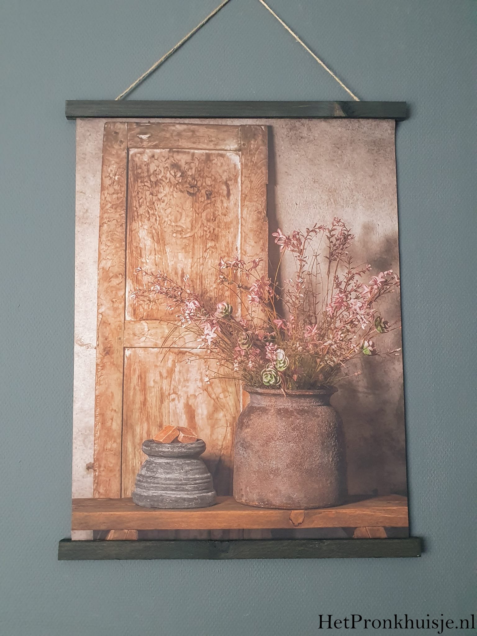 Wanddoek. Luik met amberblokjes. Nr1 - Afbeelding 2