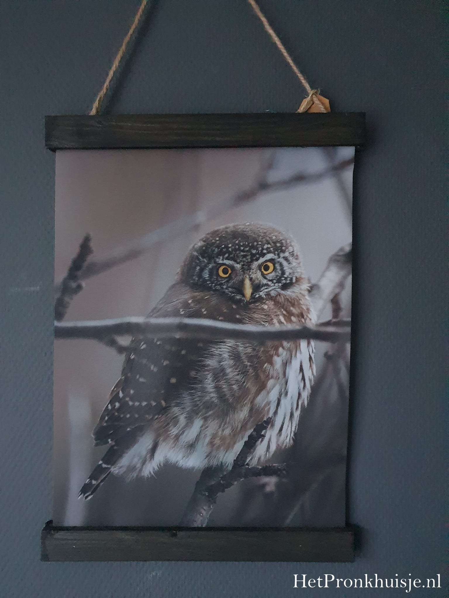 Wanddoek. Uil - Afbeelding 2