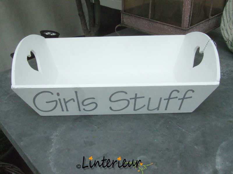 Wit dienblad girls - Afbeelding 2