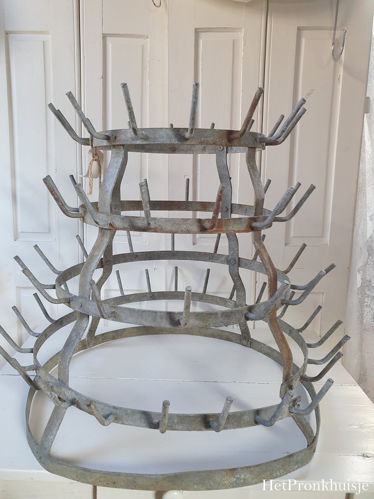 Zinken flessenrek. Middel - Afbeelding 2