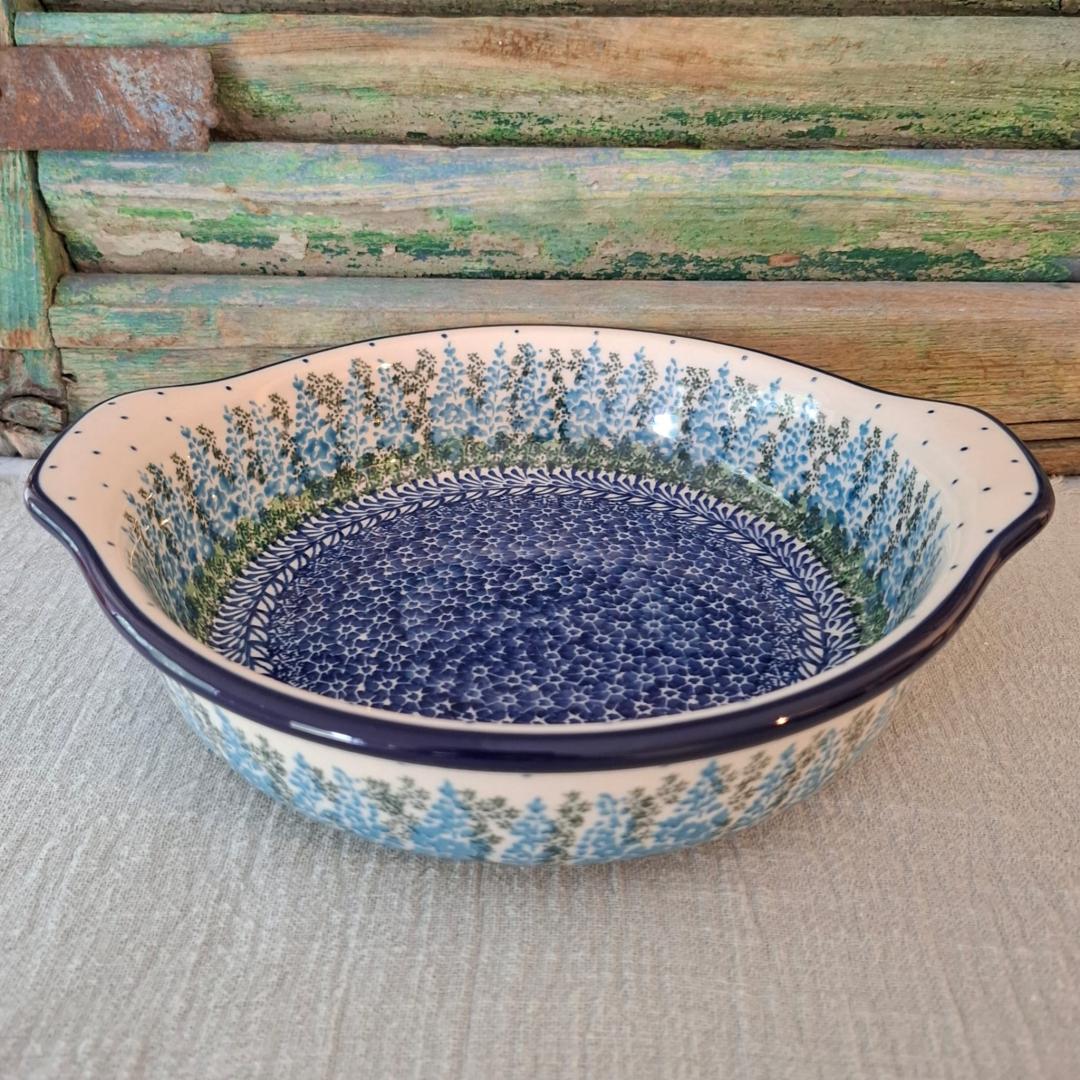 CA 141-3279x Bunzlau Ovenschaal 23cm met greepjes by Karolina Sliwinska - Afbeelding 3