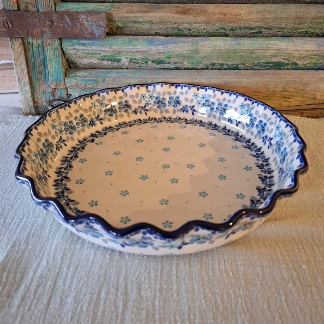 CA 636-2642x Bunzlau Quiche- Pie dish Wide Edge 25.5cm Melody - Afbeelding 4