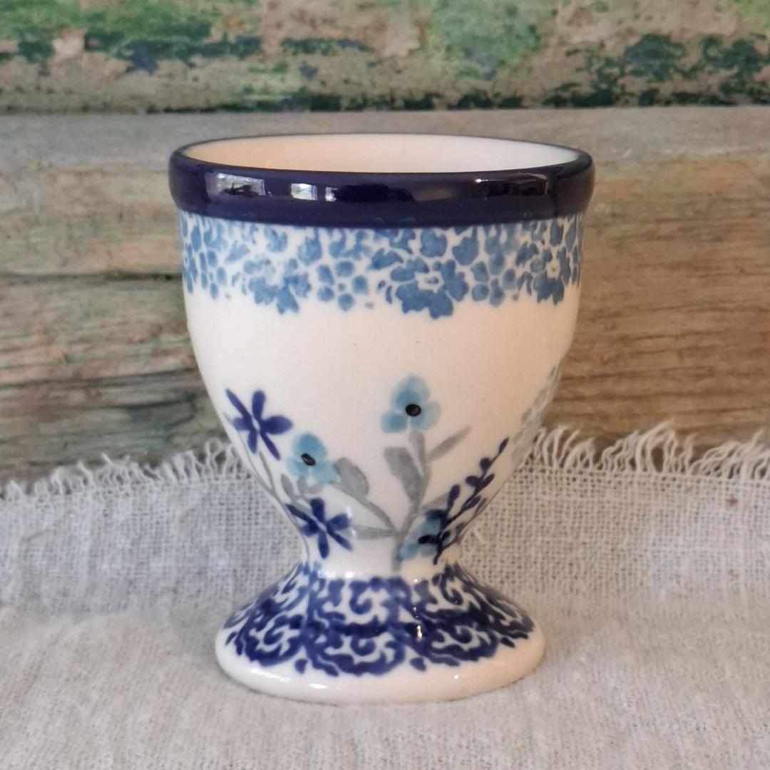 CA 106-2922x Bunzlau Eierdop hoog 7cm Festive by Teresa Liana - Afbeelding 2