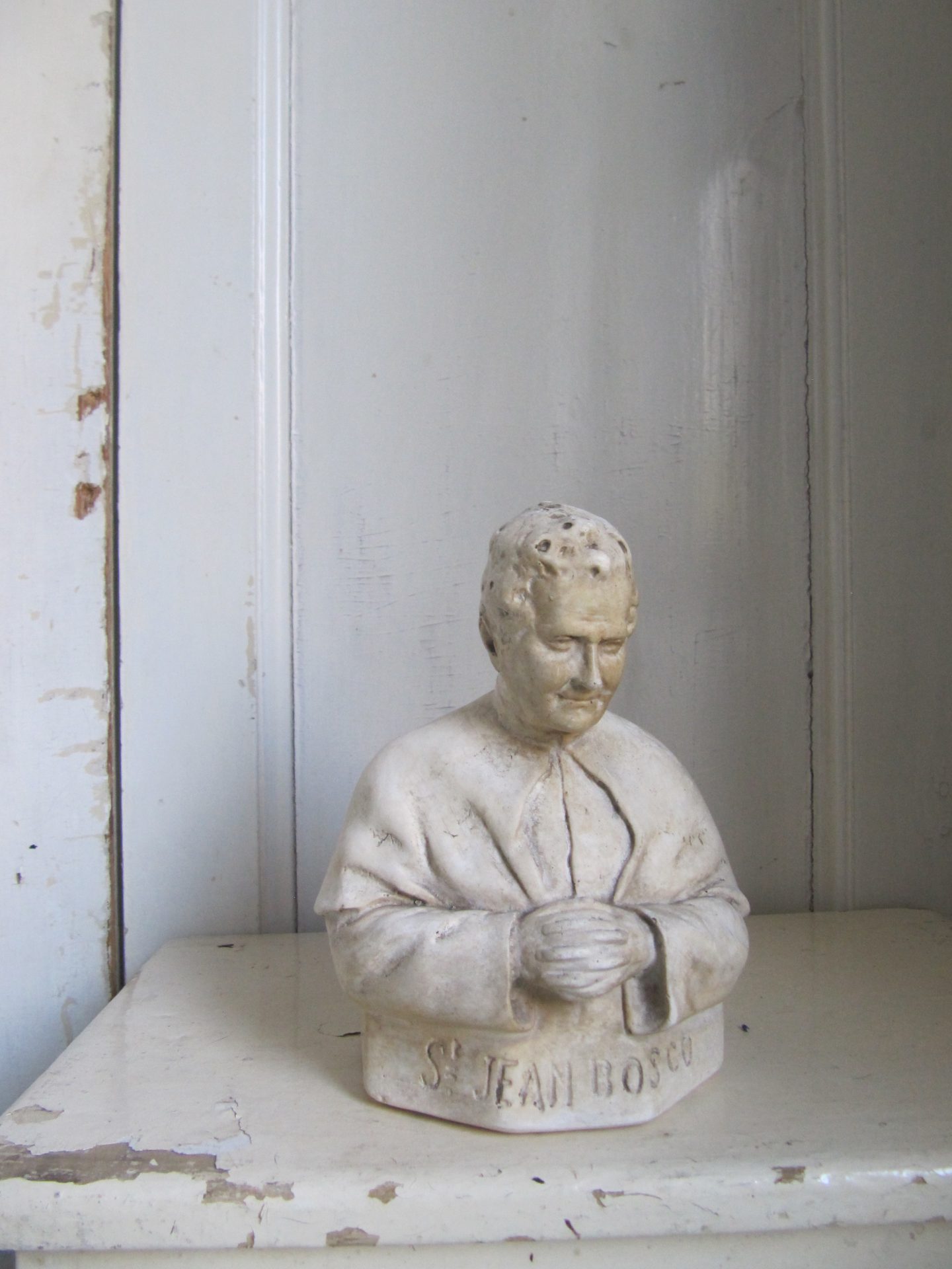 oud Frans beeldje, St. Jean Bosco - Afbeelding 2
