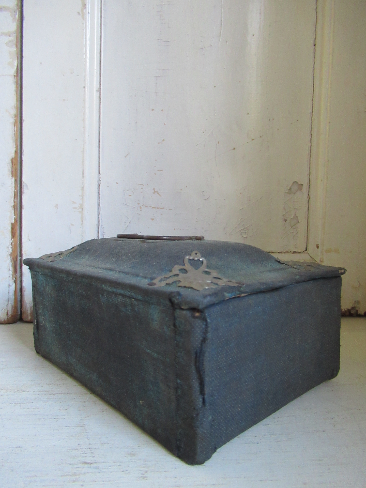 oud shabby kistje - Afbeelding 7