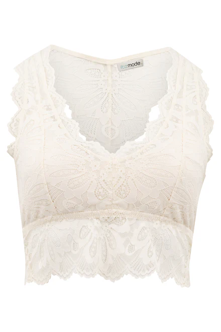 ibzmode Bralette Lace Ecru - Afbeelding 5