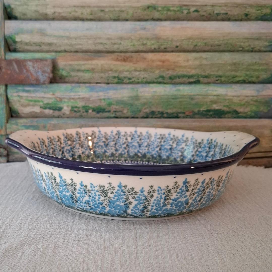 CA 141-3279x Bunzlau Ovenschaal 23cm met greepjes by Karolina Sliwinska - Afbeelding 2