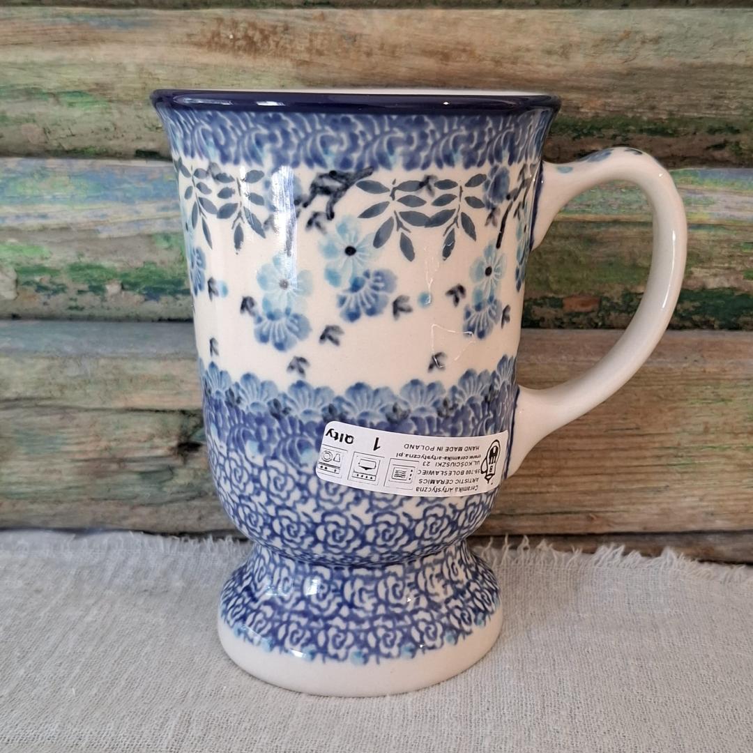 CA 243-3409x Bunzlau Mok op voetje 240ml ForestLove by Maria Starzyk - Afbeelding 2