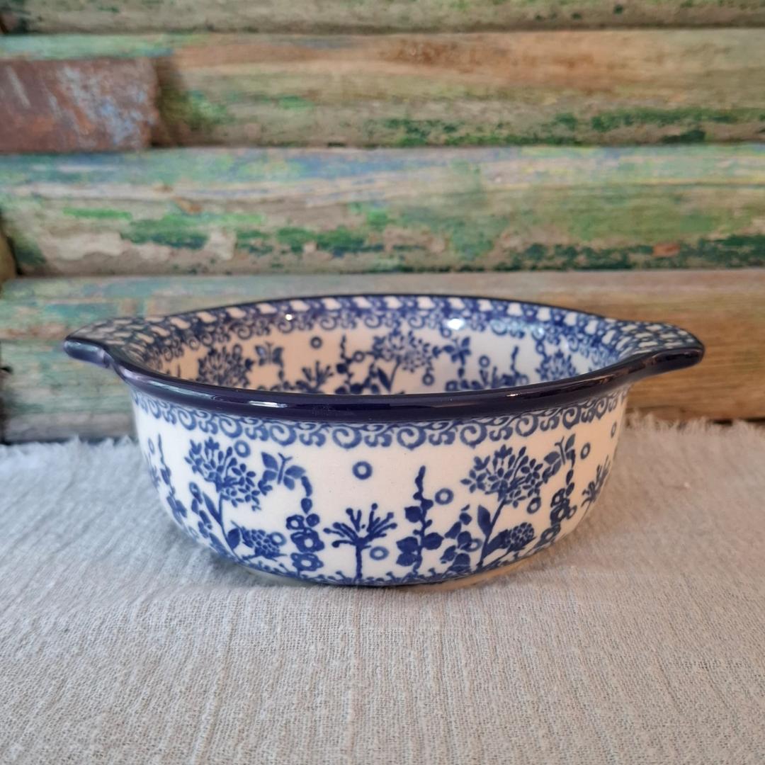 CA G99-2895x Bunzlau Soepkom/schaaltje met dichte greepjes by Maria Starzyk - Afbeelding 2