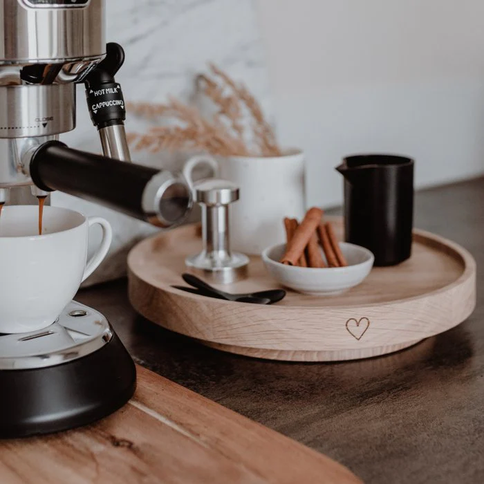 Draaiplateau eikenhout 28cm - Afbeelding 2