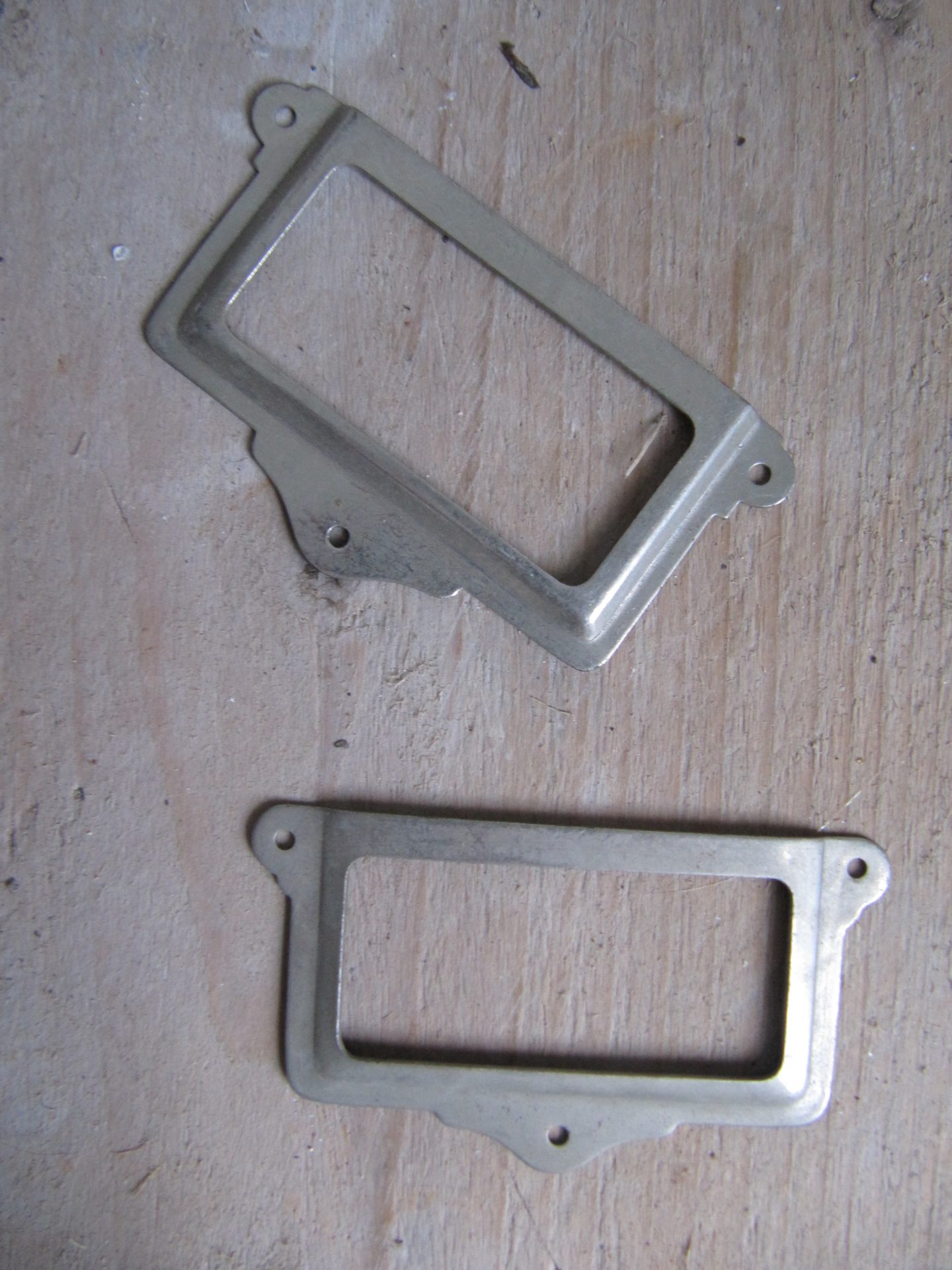 mooie oude etikethouder - Afbeelding 3