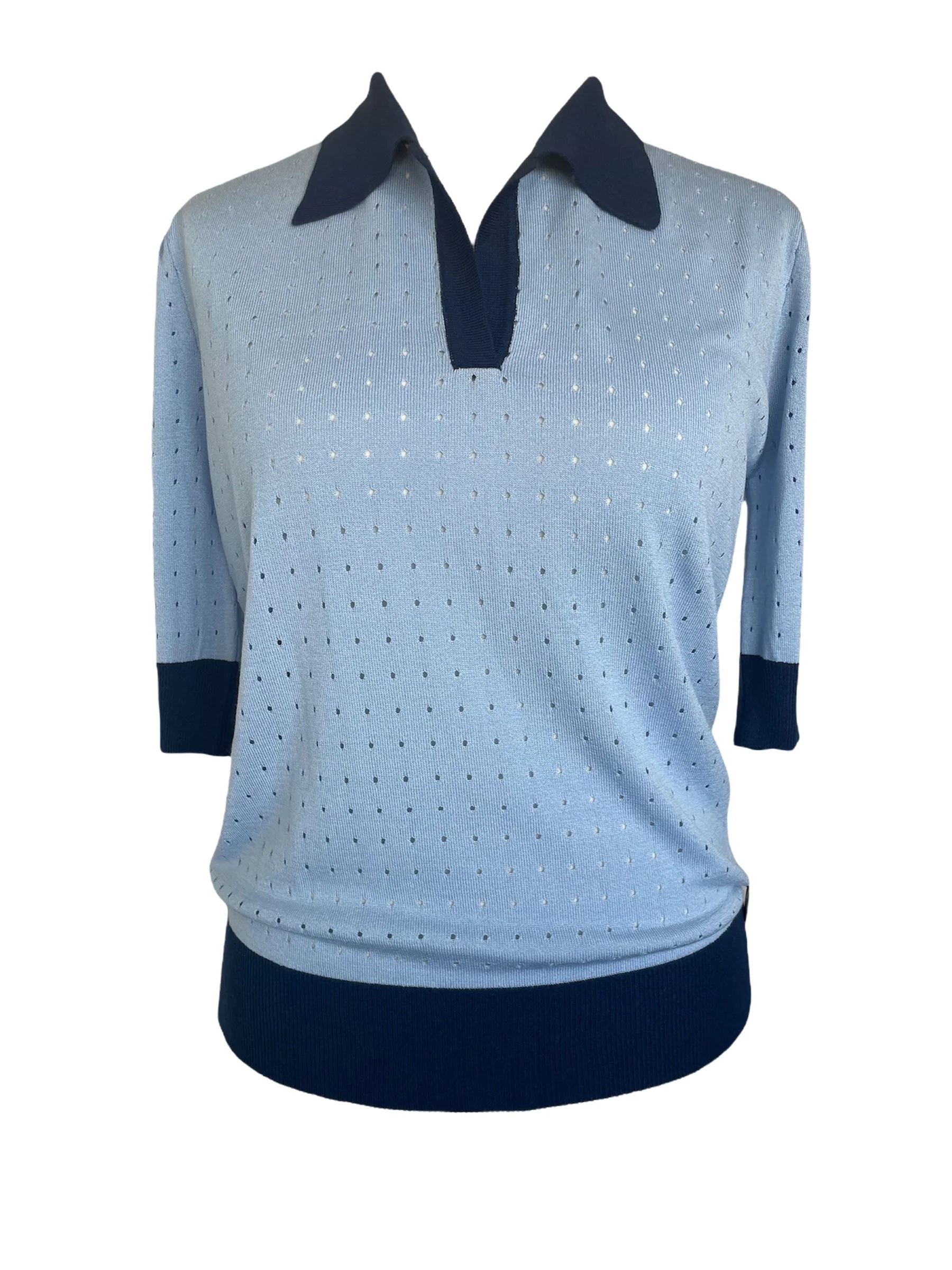 Dame Blanche Top Capo 893 Lux Light Blue - Afbeelding 2