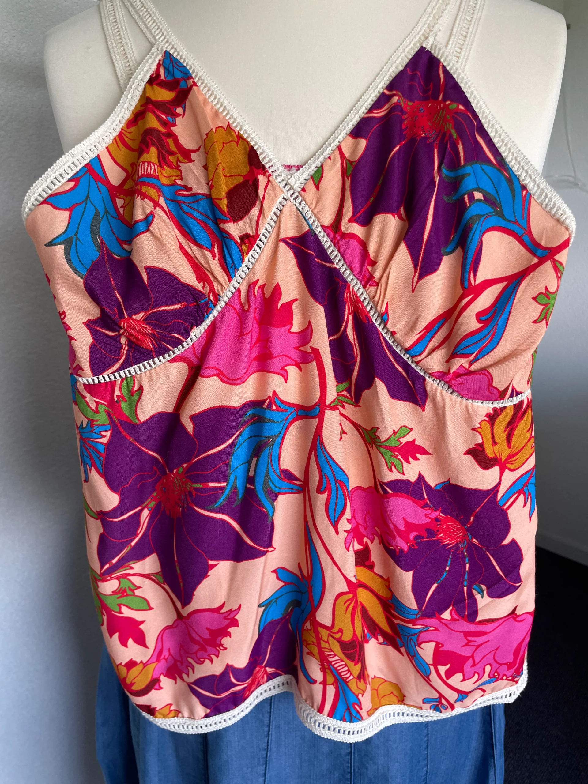 Top Flower Multicolor - Afbeelding 2