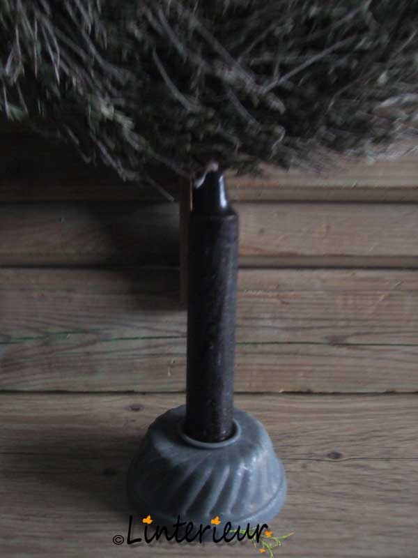 Kandelaar tulbandje zink - Afbeelding 2