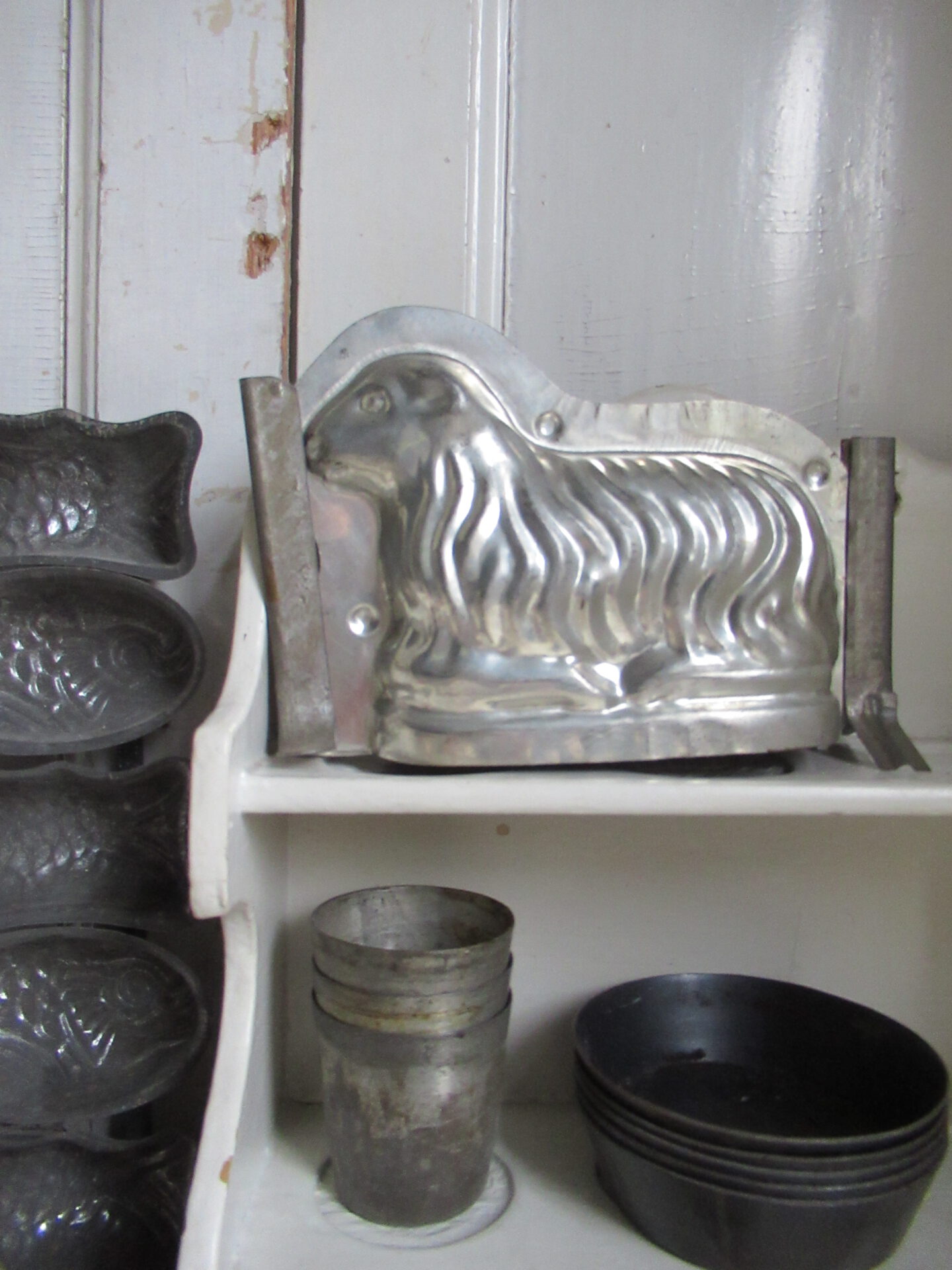 oude bakvorm, schaap, klein model - Afbeelding 2