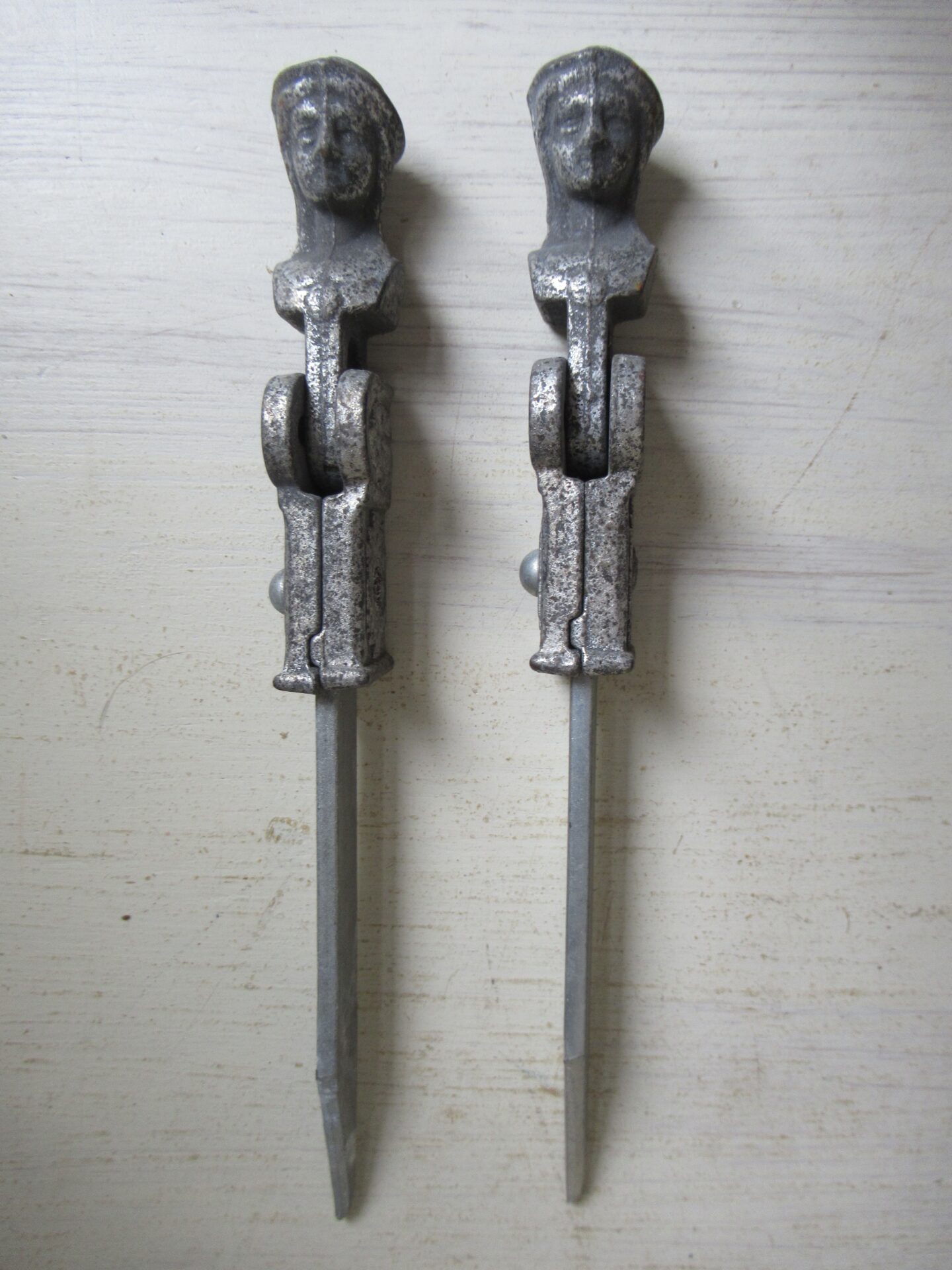 2 oude Franse luikhouders - Afbeelding 4