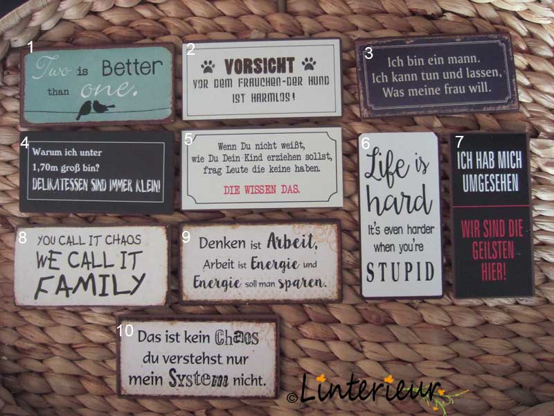 Magneet met spreukje - Afbeelding 2