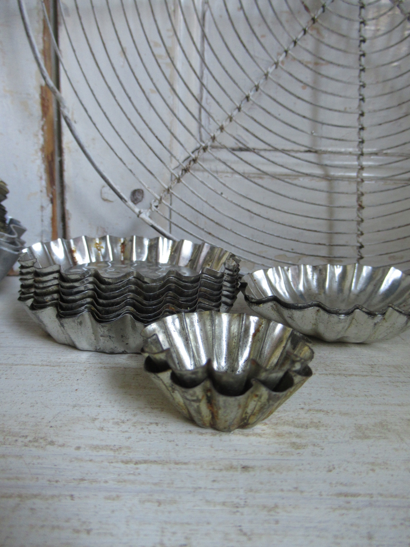 2 oud mini bakvormpjes - Afbeelding 2