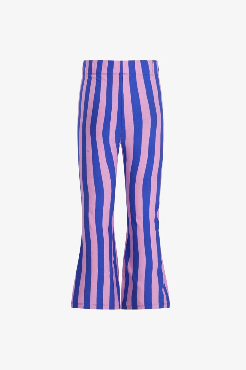 Nena flared broek blauw roze Magic - Afbeelding 5
