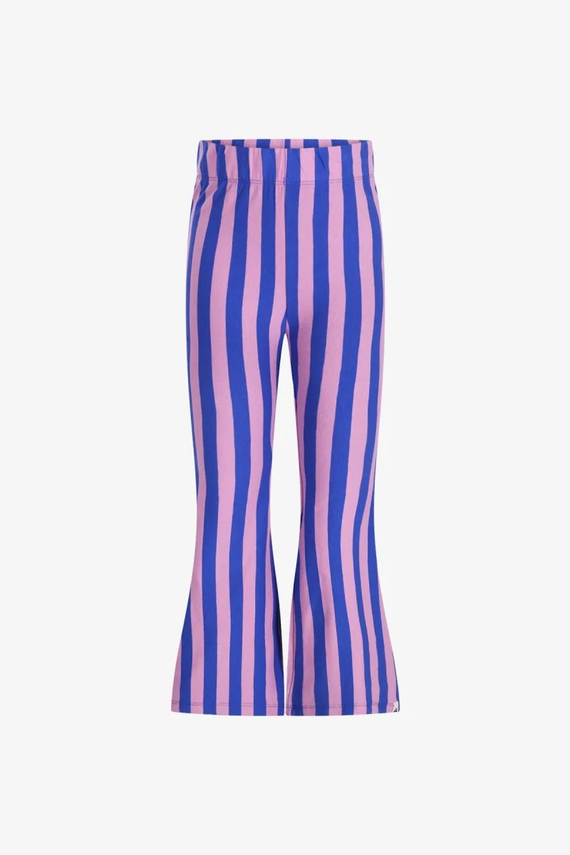 Nena flared broek blauw roze Magic - Afbeelding 2