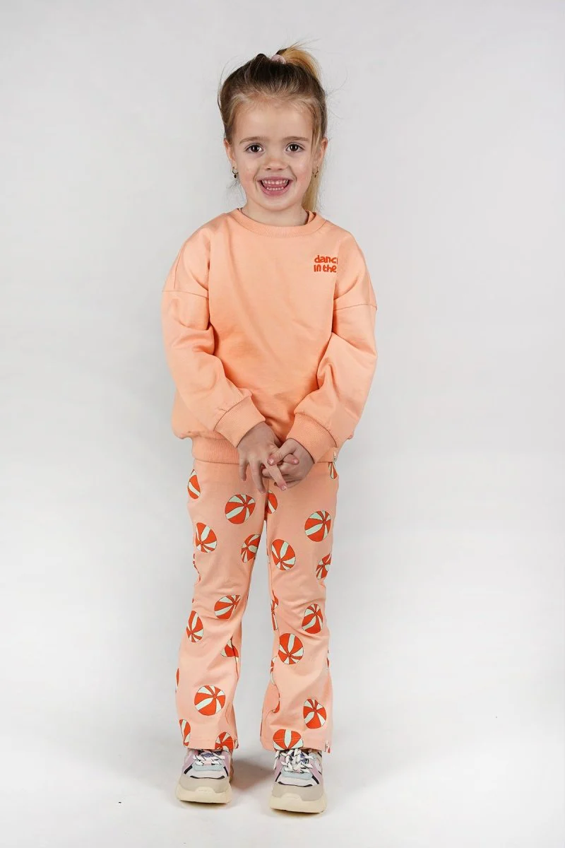 Nena flared broek oranje beachbal Dancing - Afbeelding 4