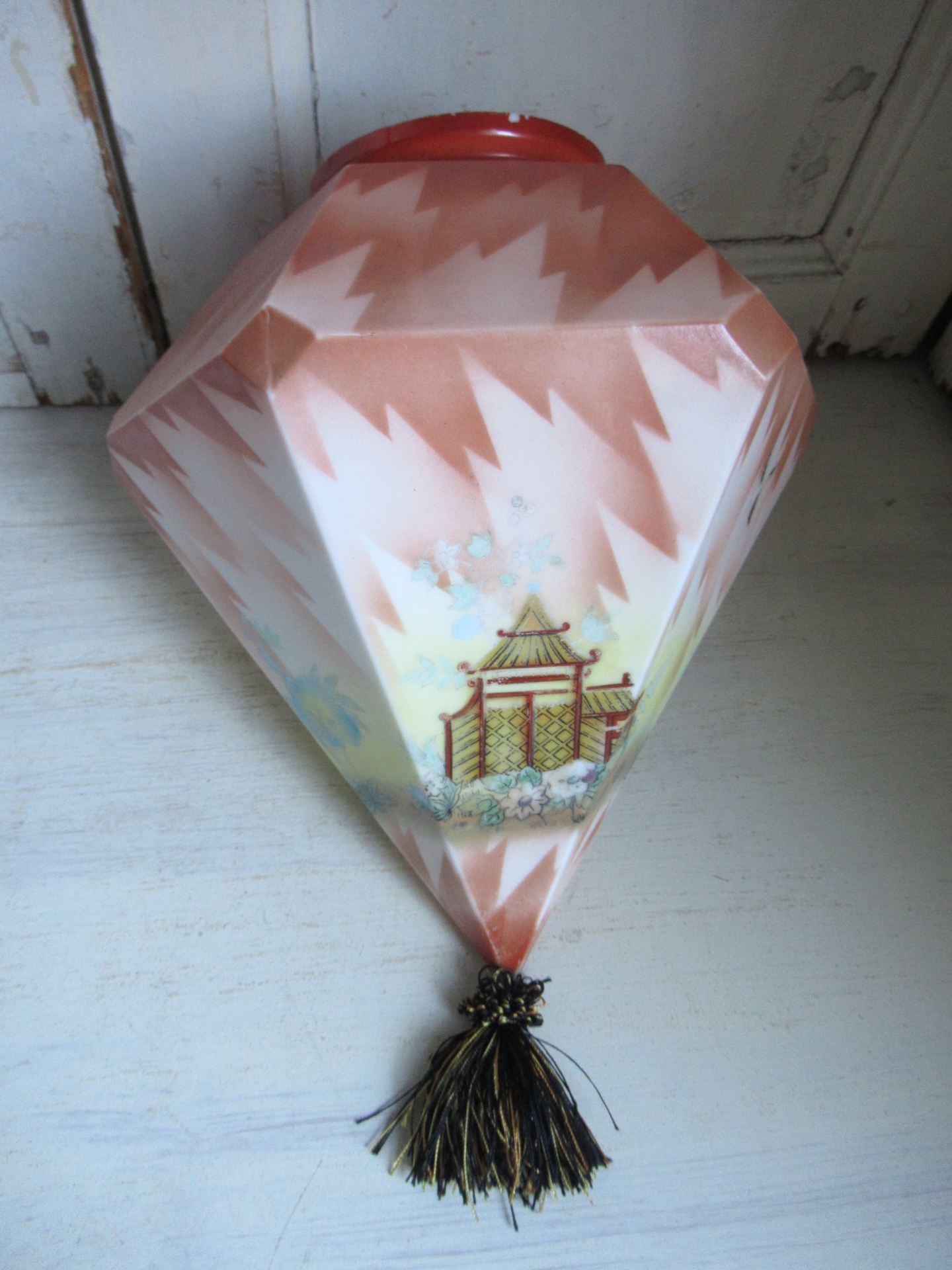 bijzondere oude lampenkap - Afbeelding 3