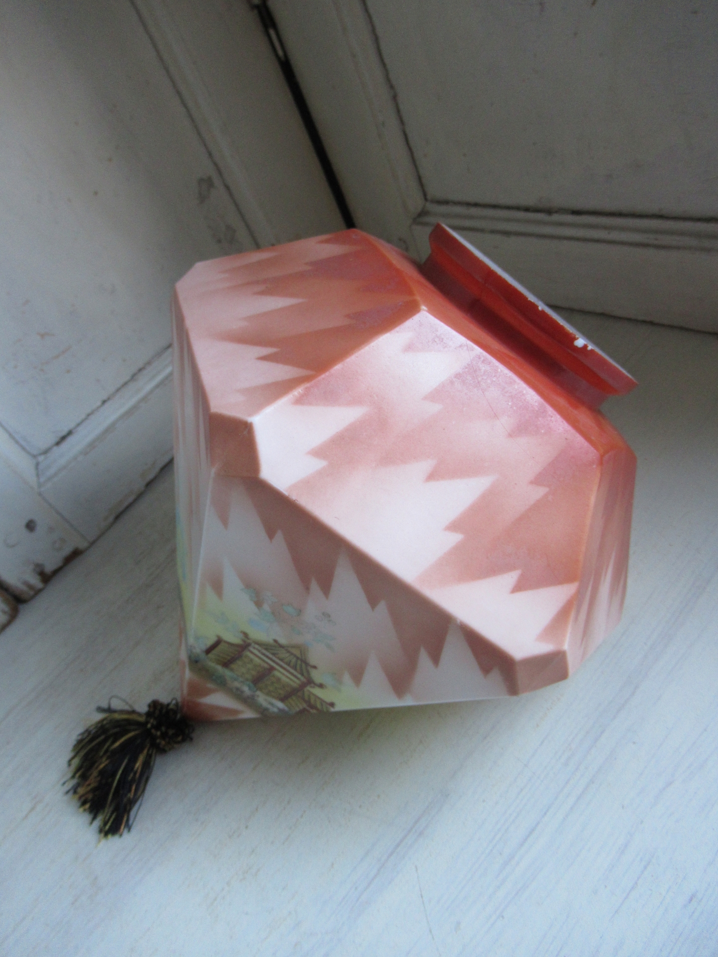 bijzondere oude lampenkap - Afbeelding 5