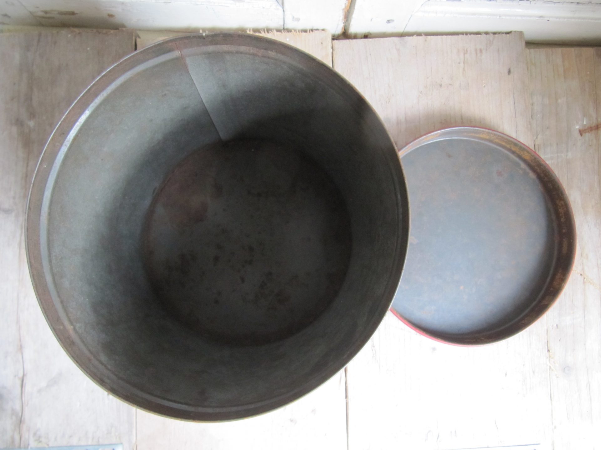 * oud rood blik - Afbeelding 4