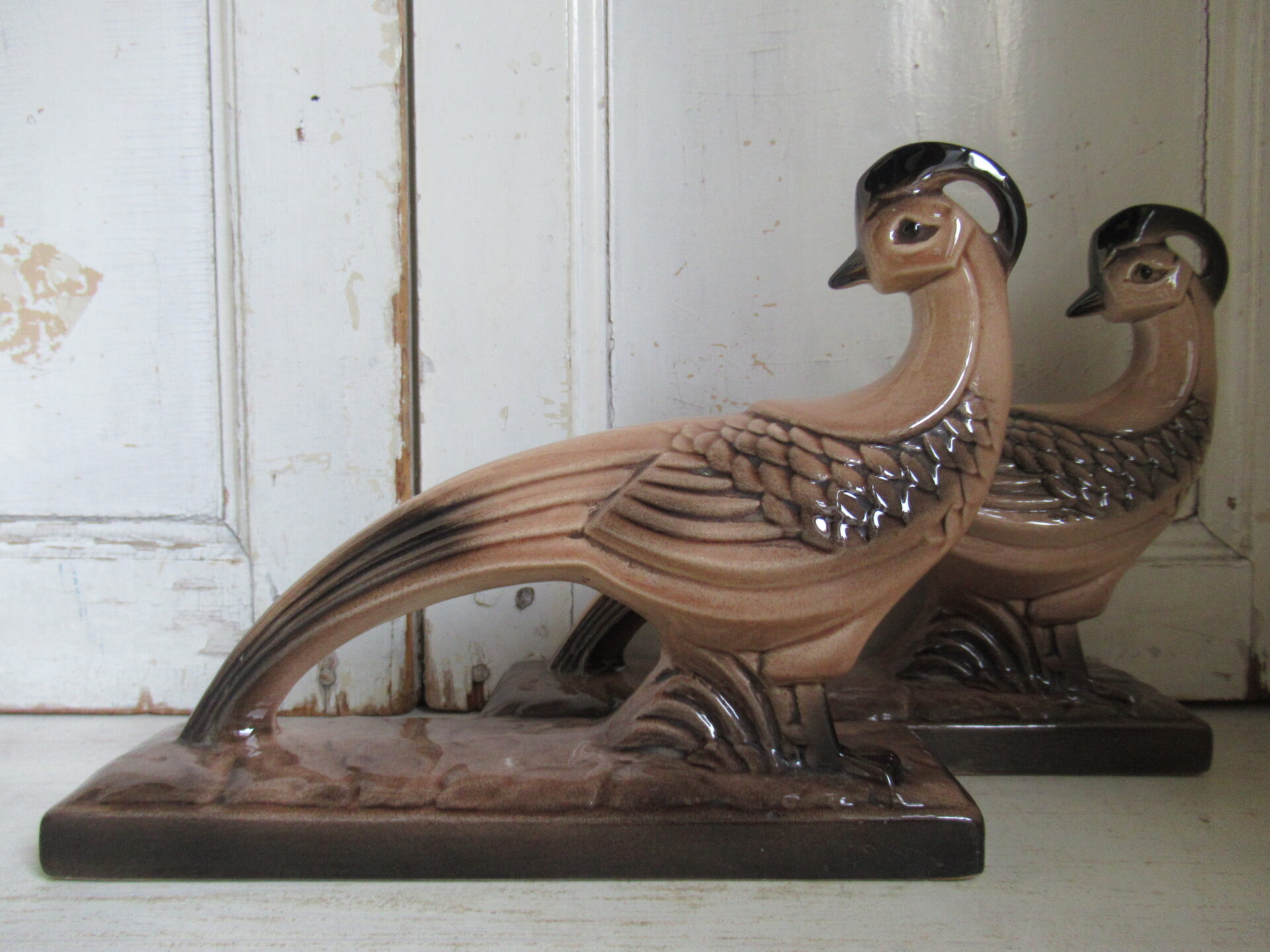 mooi oud beeld, vogel - Afbeelding 3