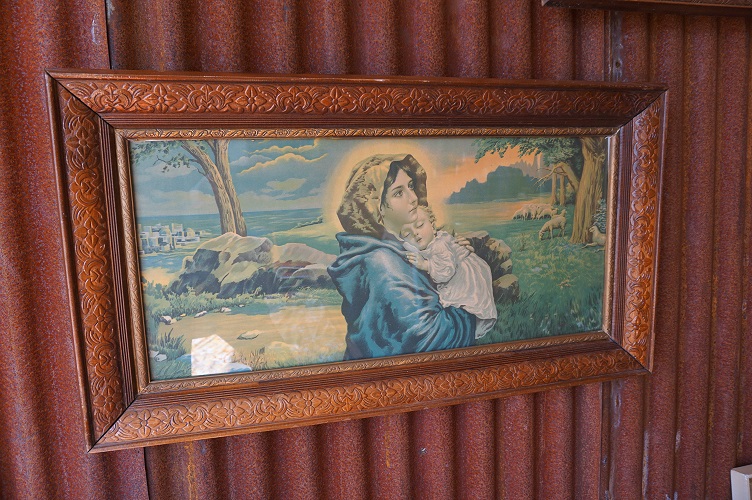 Ingelijste prent religie moeder met kind - Afbeelding 2