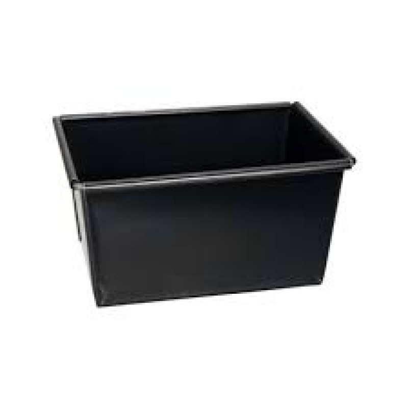 Professioneel broodbakblik 400 grams brood plaatstaal/blauwstaal - Afbeelding 2