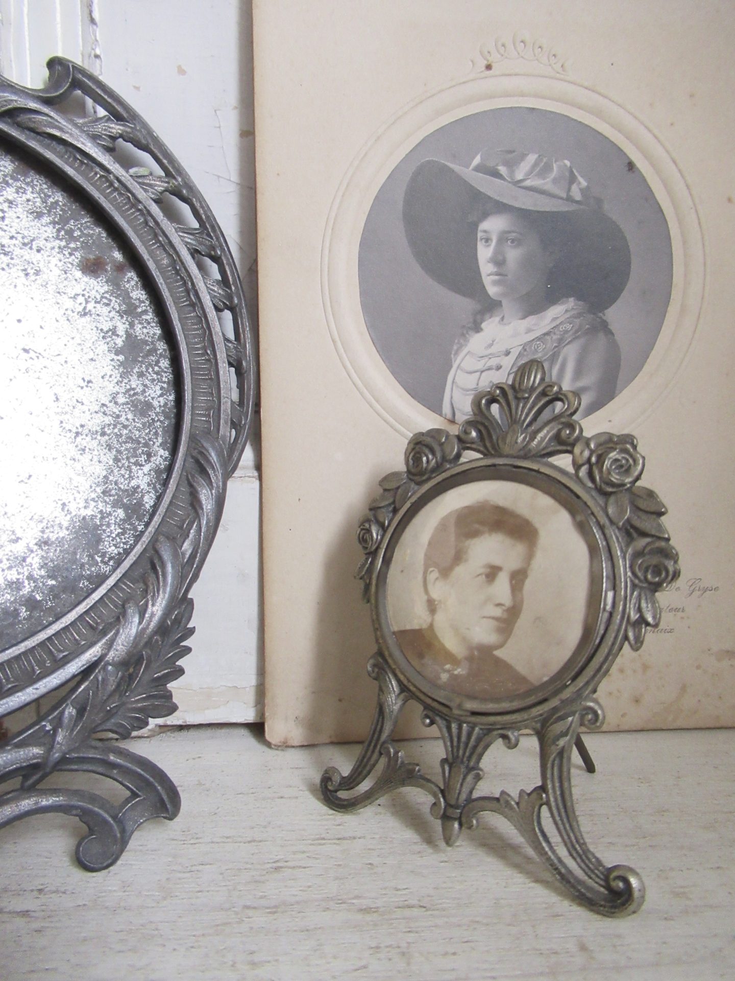 klein oud Frans fotolijstje - Afbeelding 2