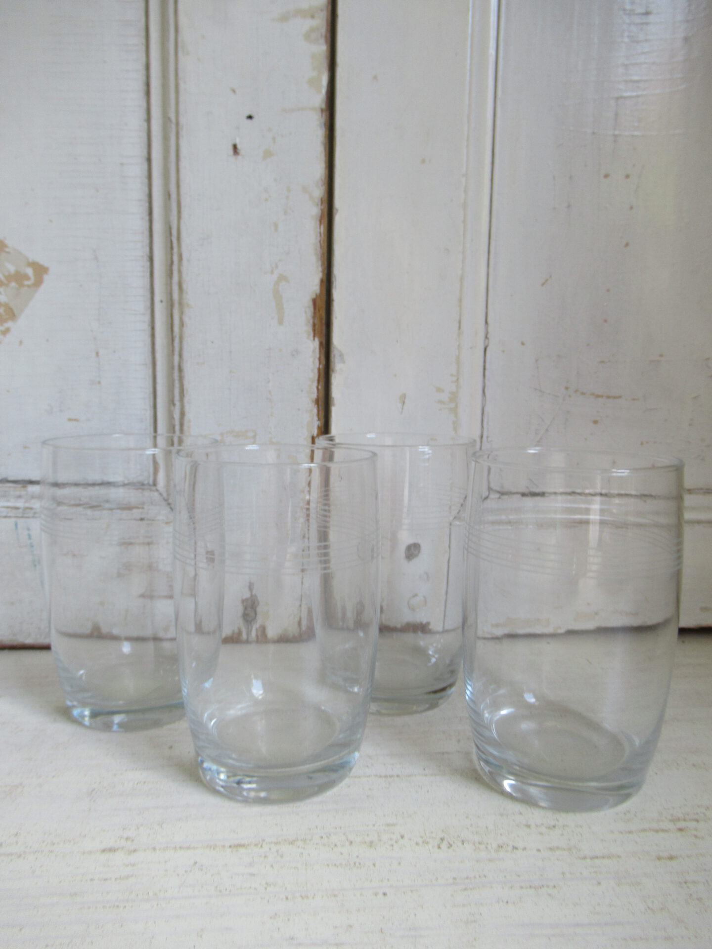 4 mooie oude sapglazen - Afbeelding 3