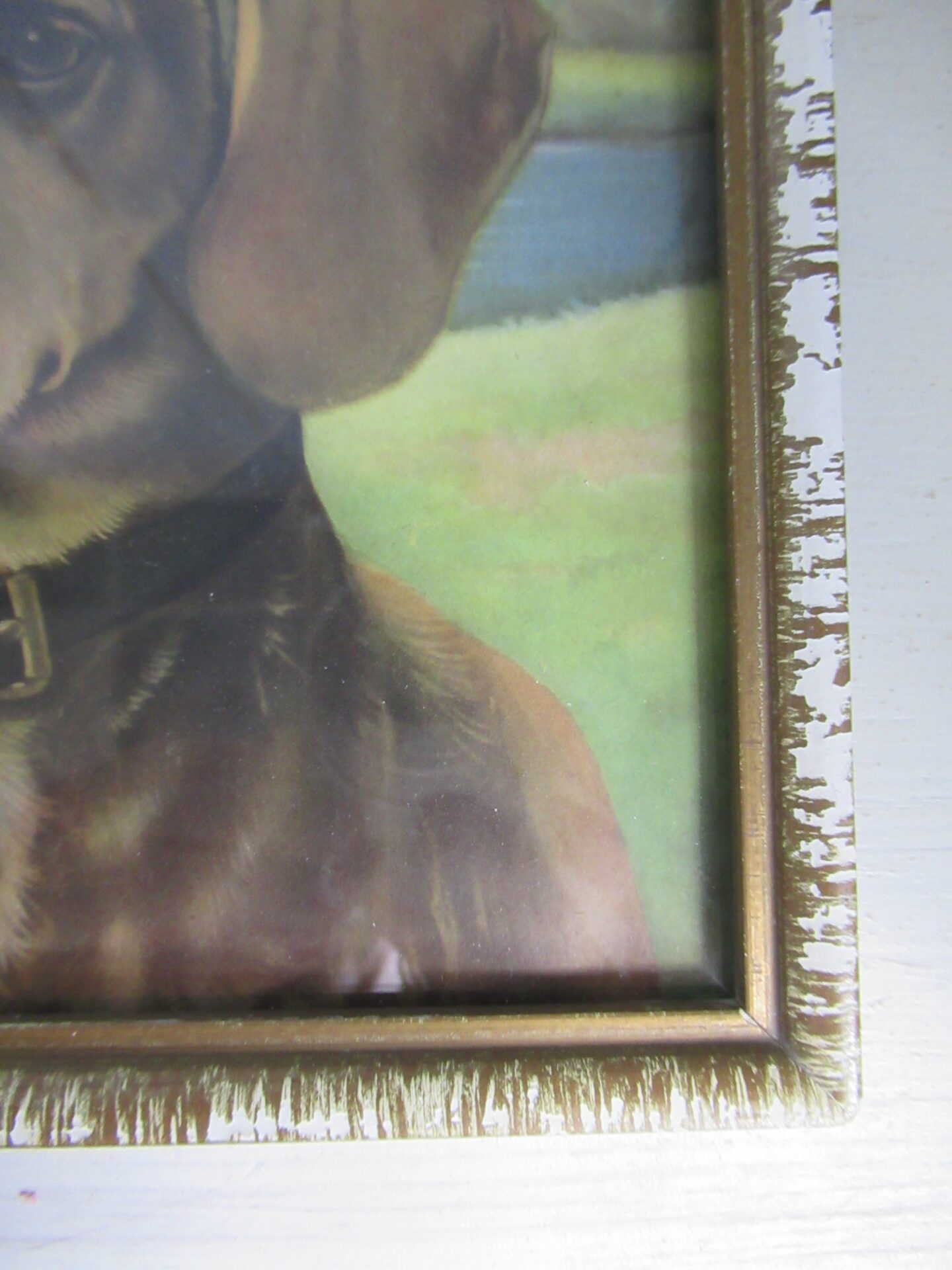 oud prentje in eenvoudig lijstje - Afbeelding 4