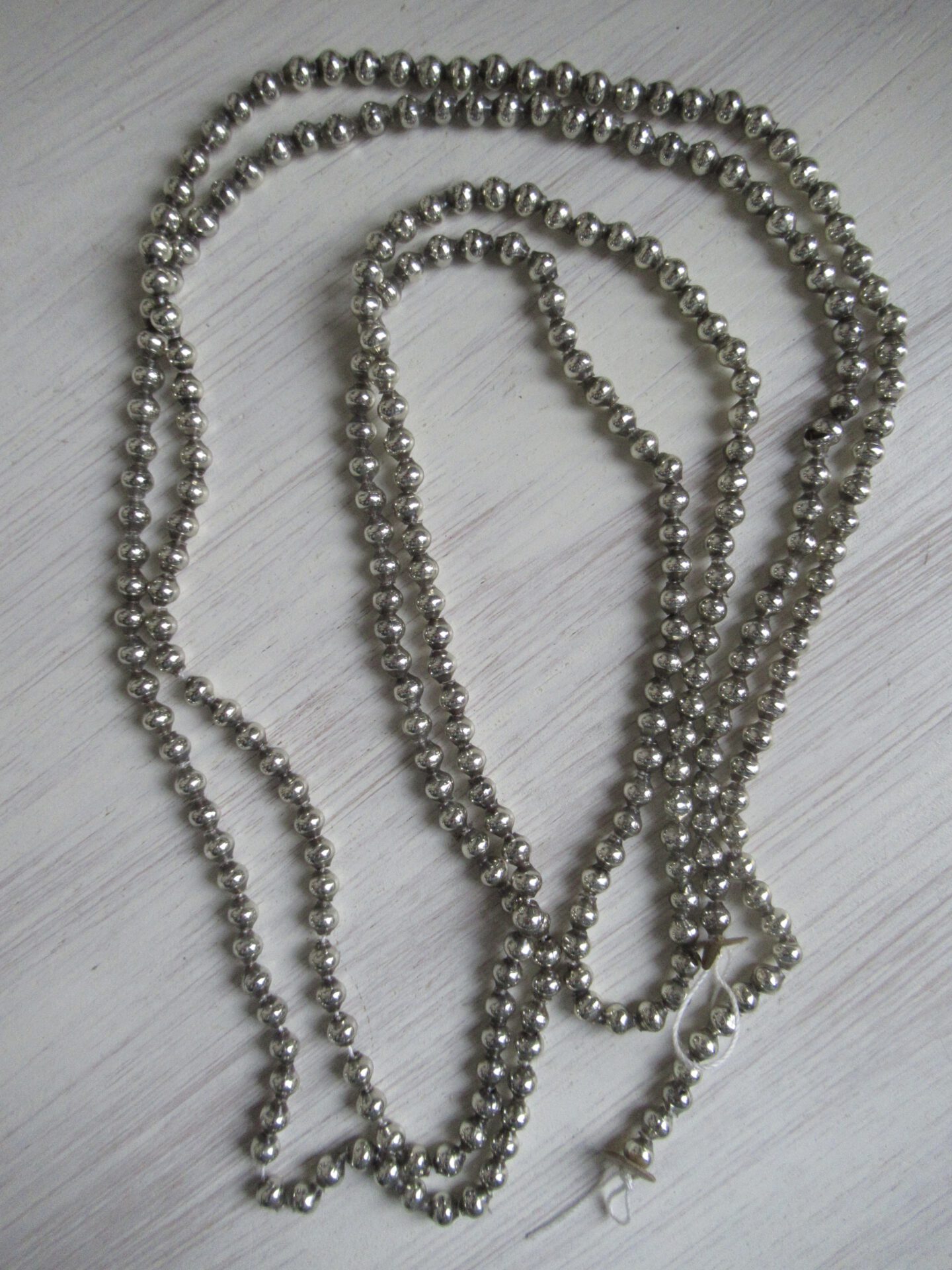 * oude glazen kerstslinger - Afbeelding 5