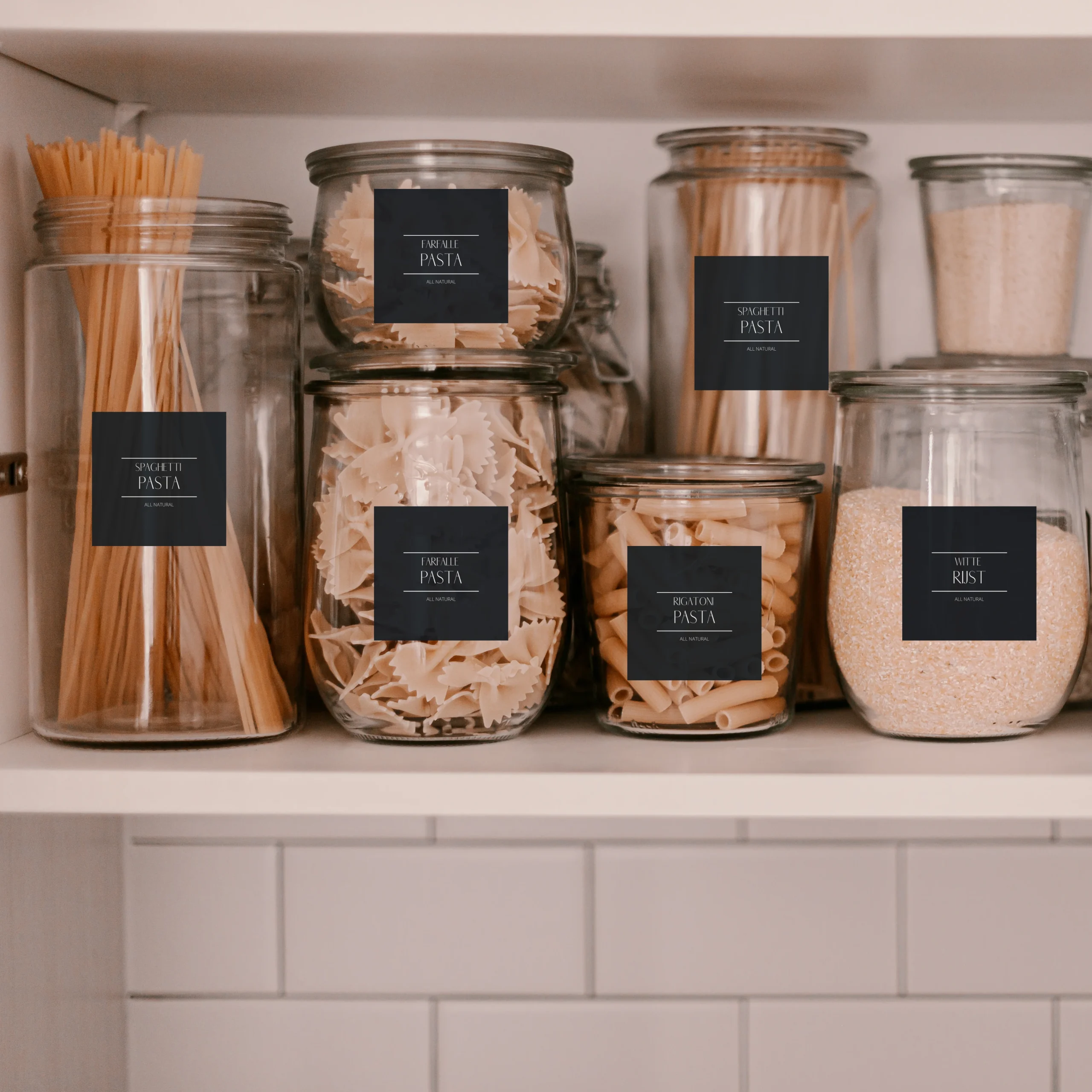 Labels voor voorraadpotten 60st - Afbeelding 4